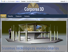 Tablet Screenshot of corporea3d.com